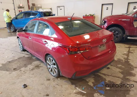 2021 Hyundai Accent Limited from USA, damaged, VIN 3KPC34A64ME137180